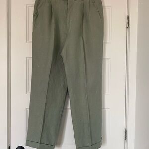 Men's Hermes vintage Olive Green Pants